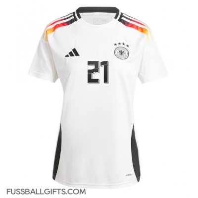 Deutschland Ilkay Gundogan #21 Fußballbekleidung Heimtrikot EM 2024 Kurzarm Deutschland Ilkay Gundogan #21 Fußballbekleidung Heimtrikot EM 2024 Kurzarm